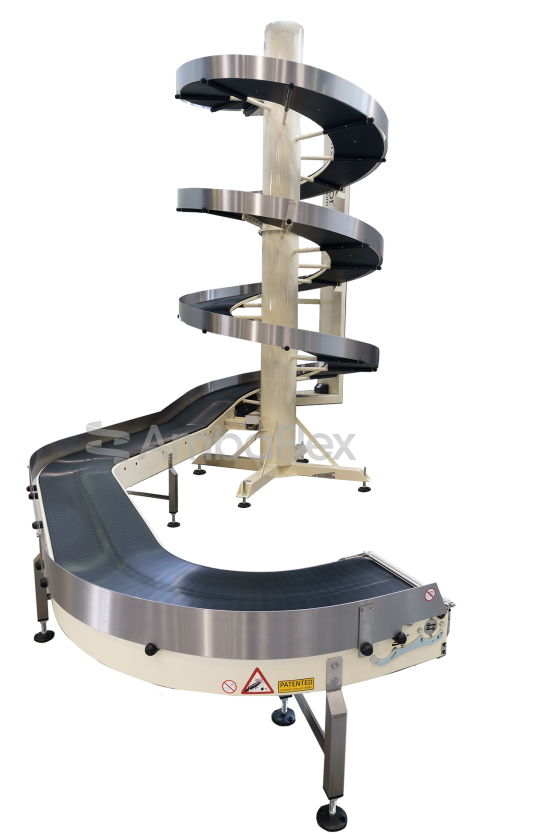 SpiralVeyor J-configuration